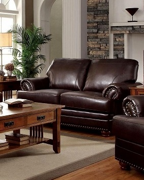 Lord Baltimore Leather Love Seat
